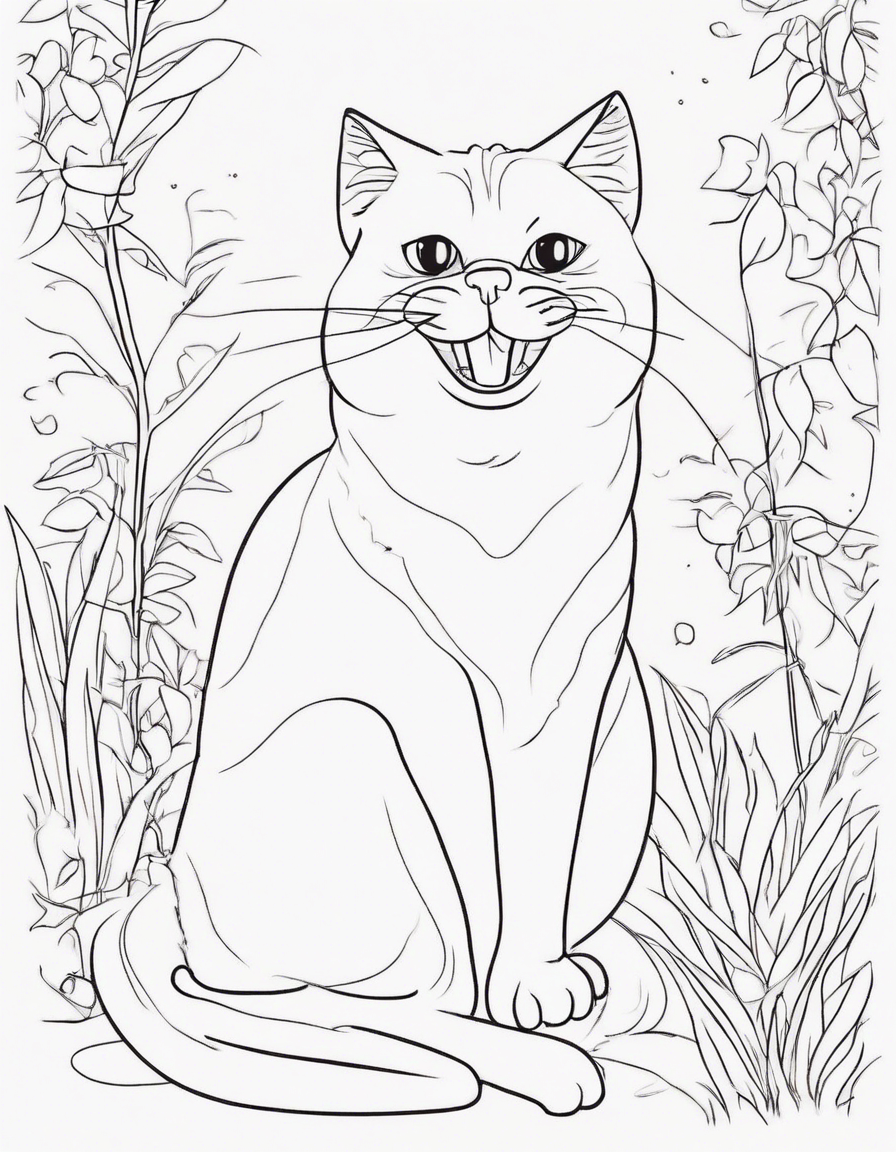 cat coloring pages