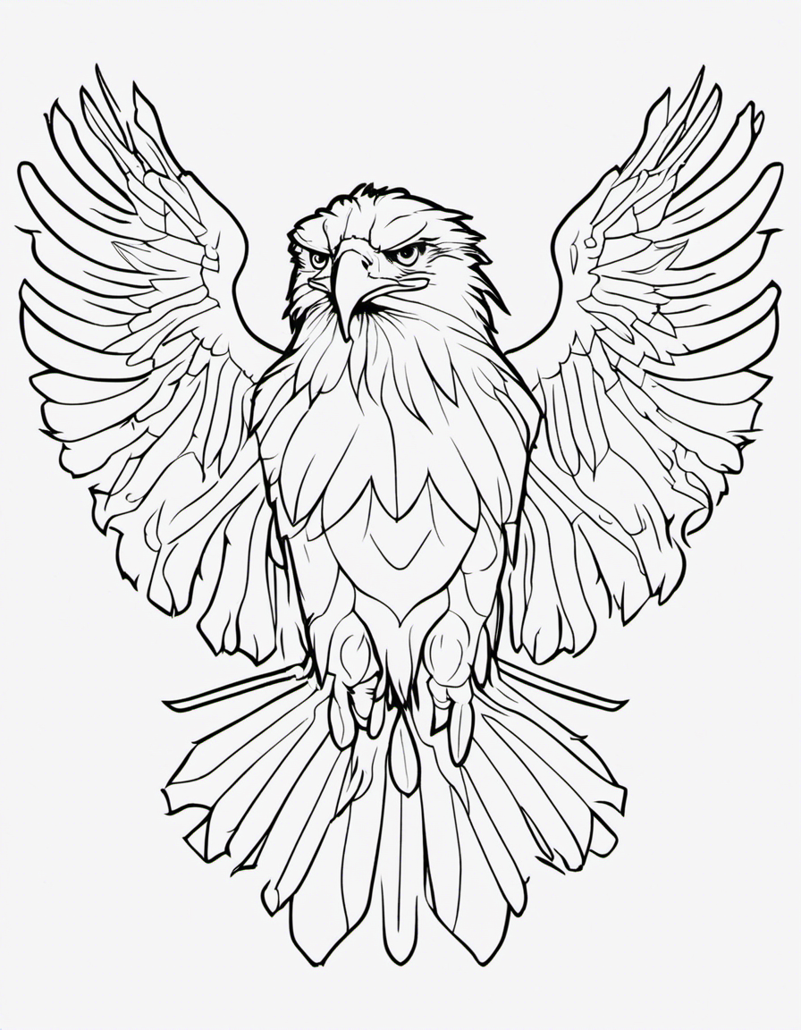 bald eagle coloring pages