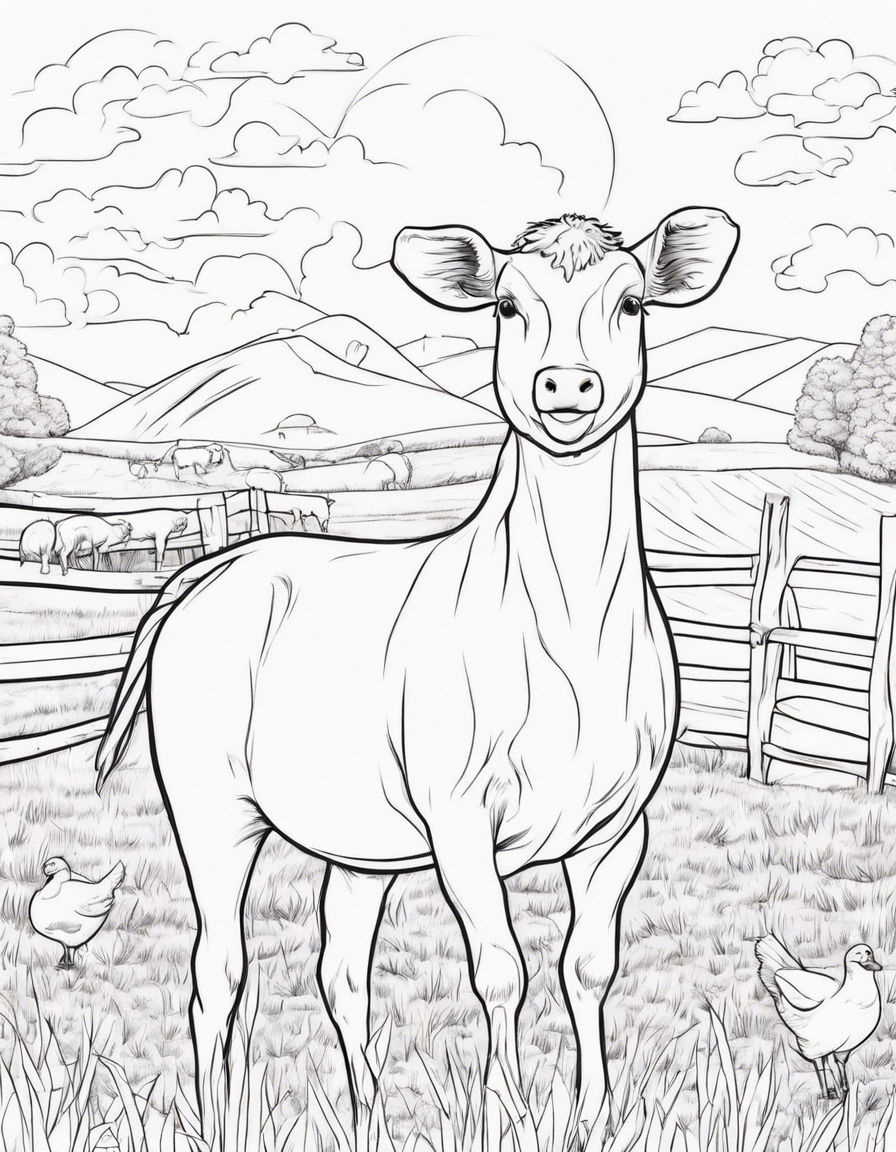 farm coloring pages