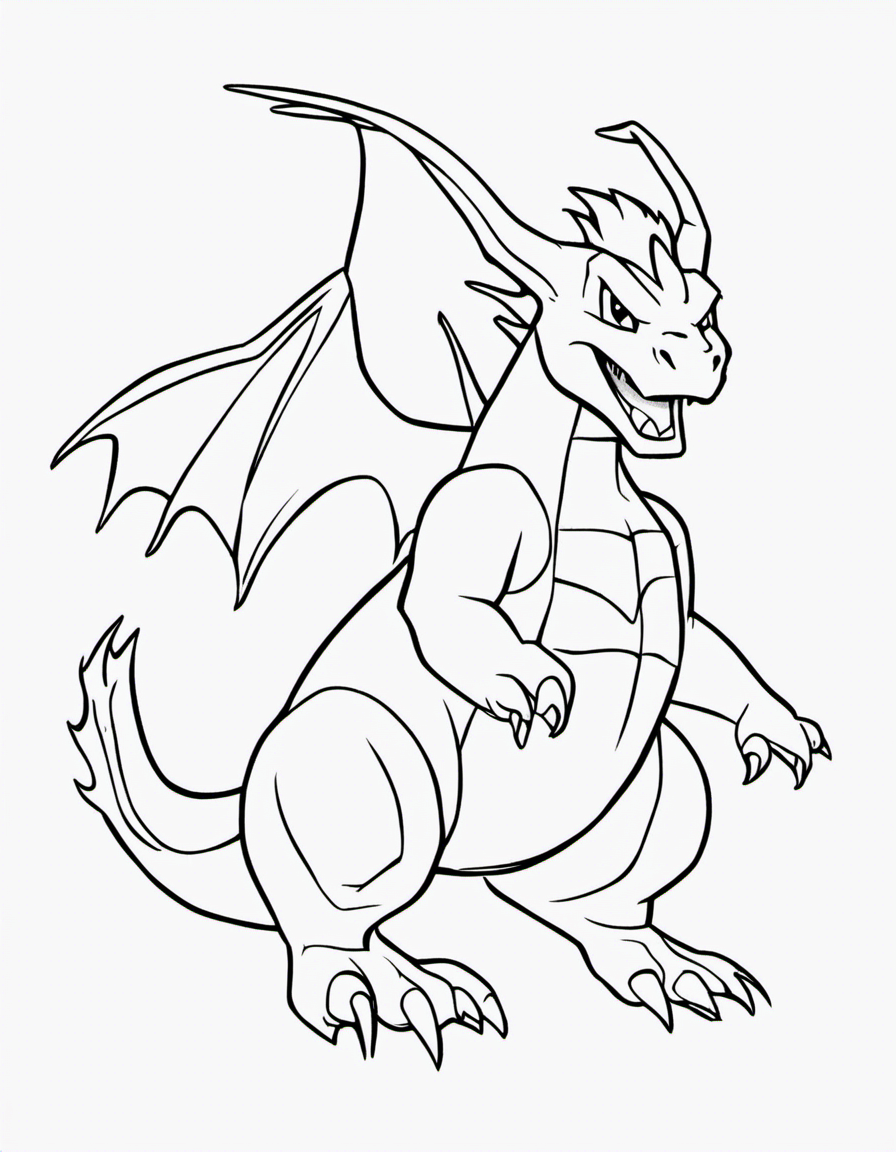 cartoon charizard