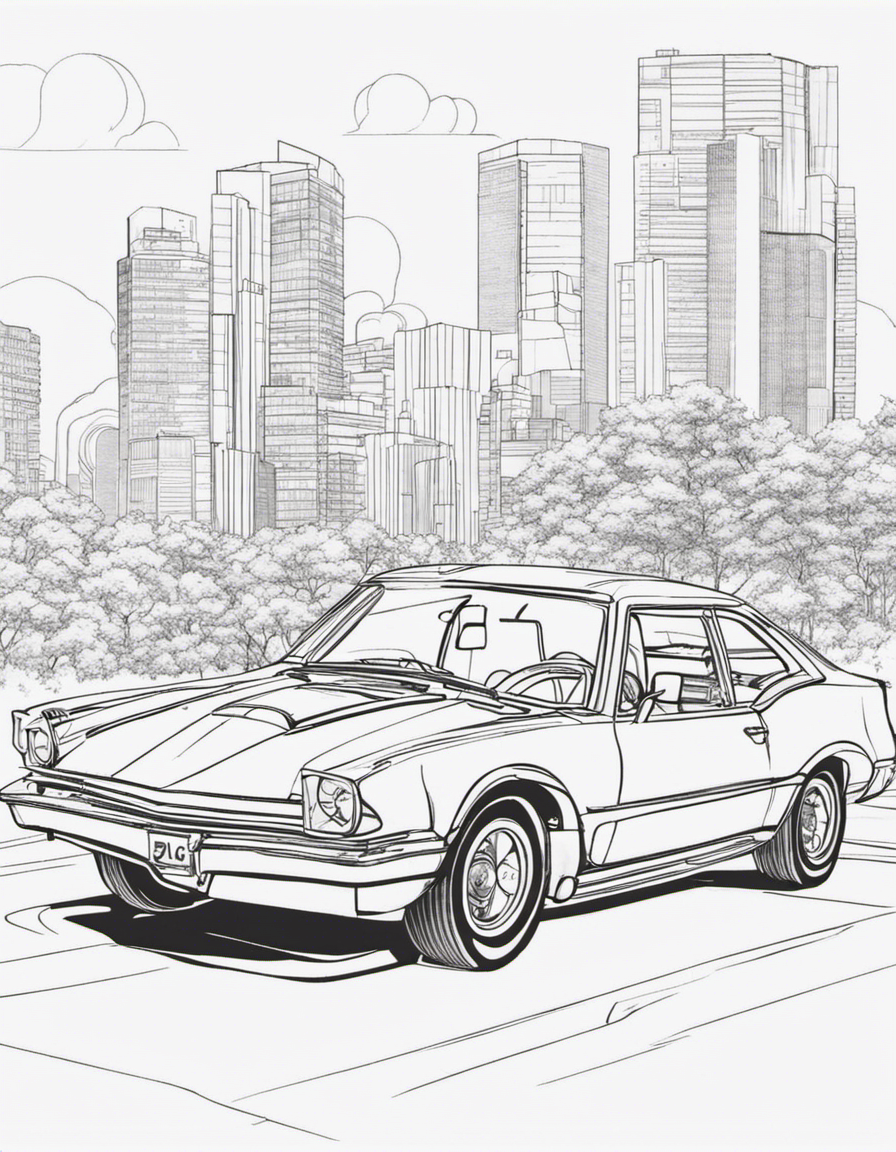 car coloring pages