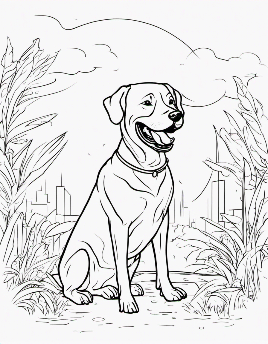 dog coloring pages