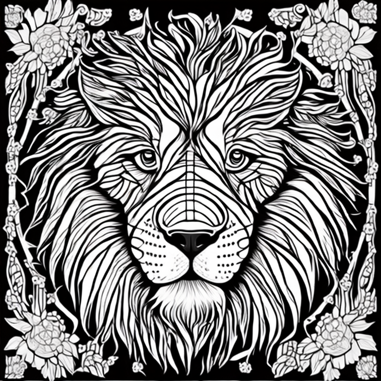 lion coloring pages