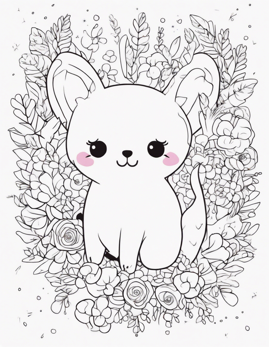 Kawaii coloring page coloring page