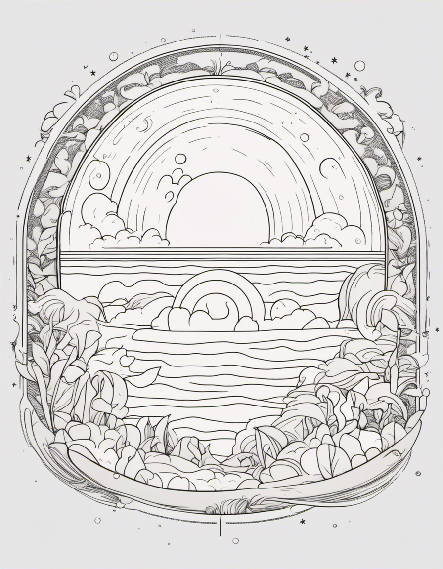 cartoon moon coloring page