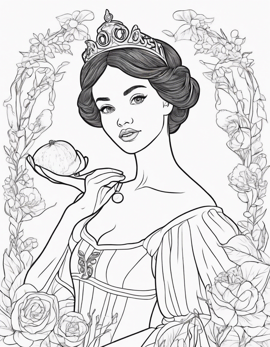 Snow White Coloring Pages coloring page