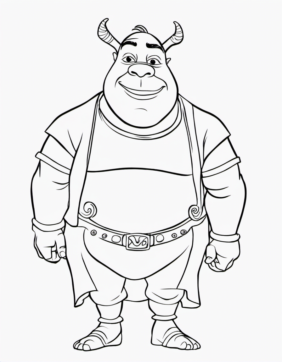 shrek coloring pages