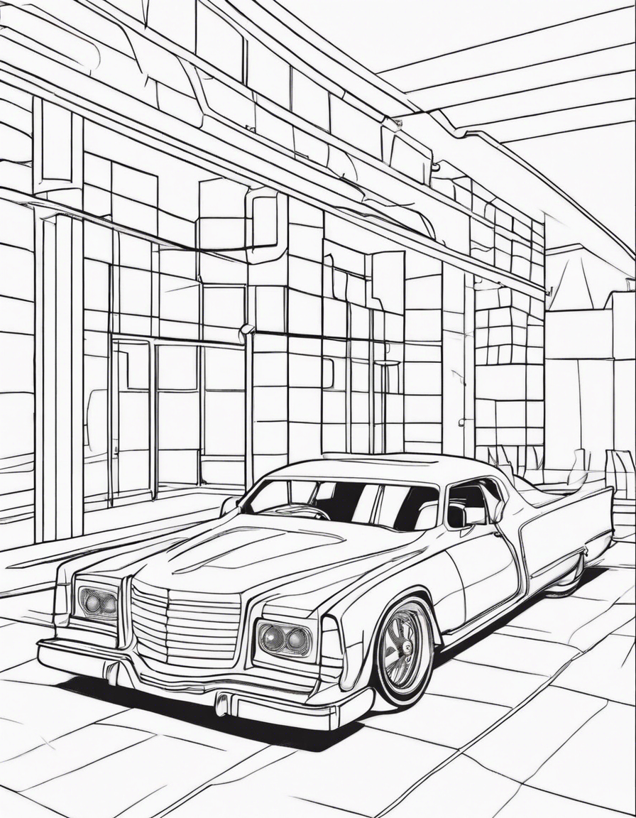 car coloring pages