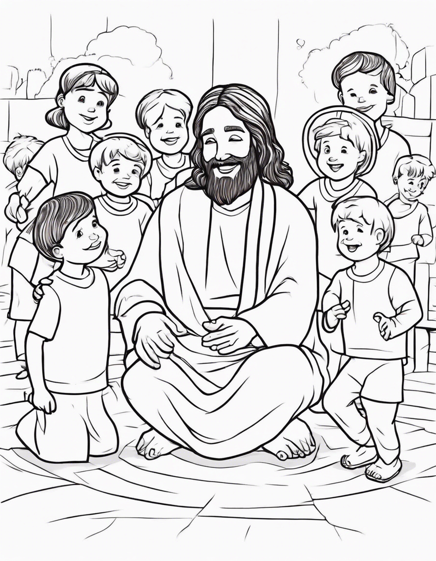 jesus coloring pages