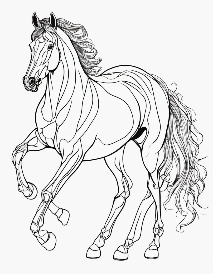 horse coloring pages