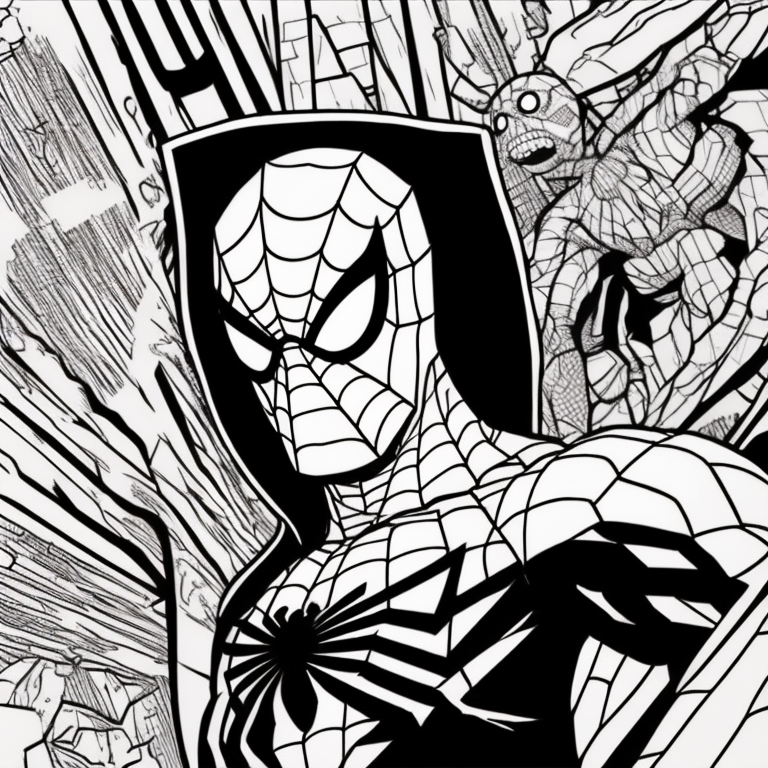 Spiderman  coloring page