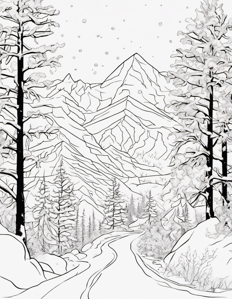 winter coloring pages