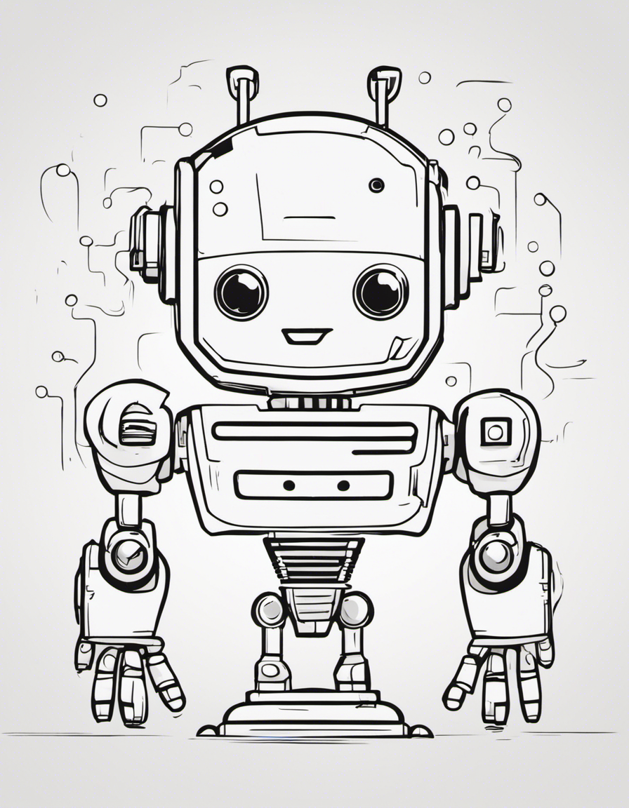 cartoon robot