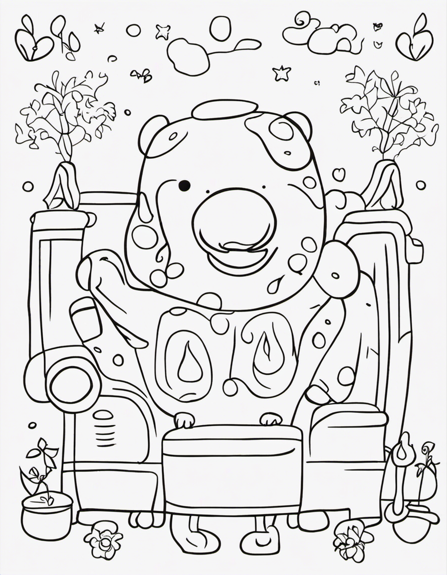 blues clues coloring pages