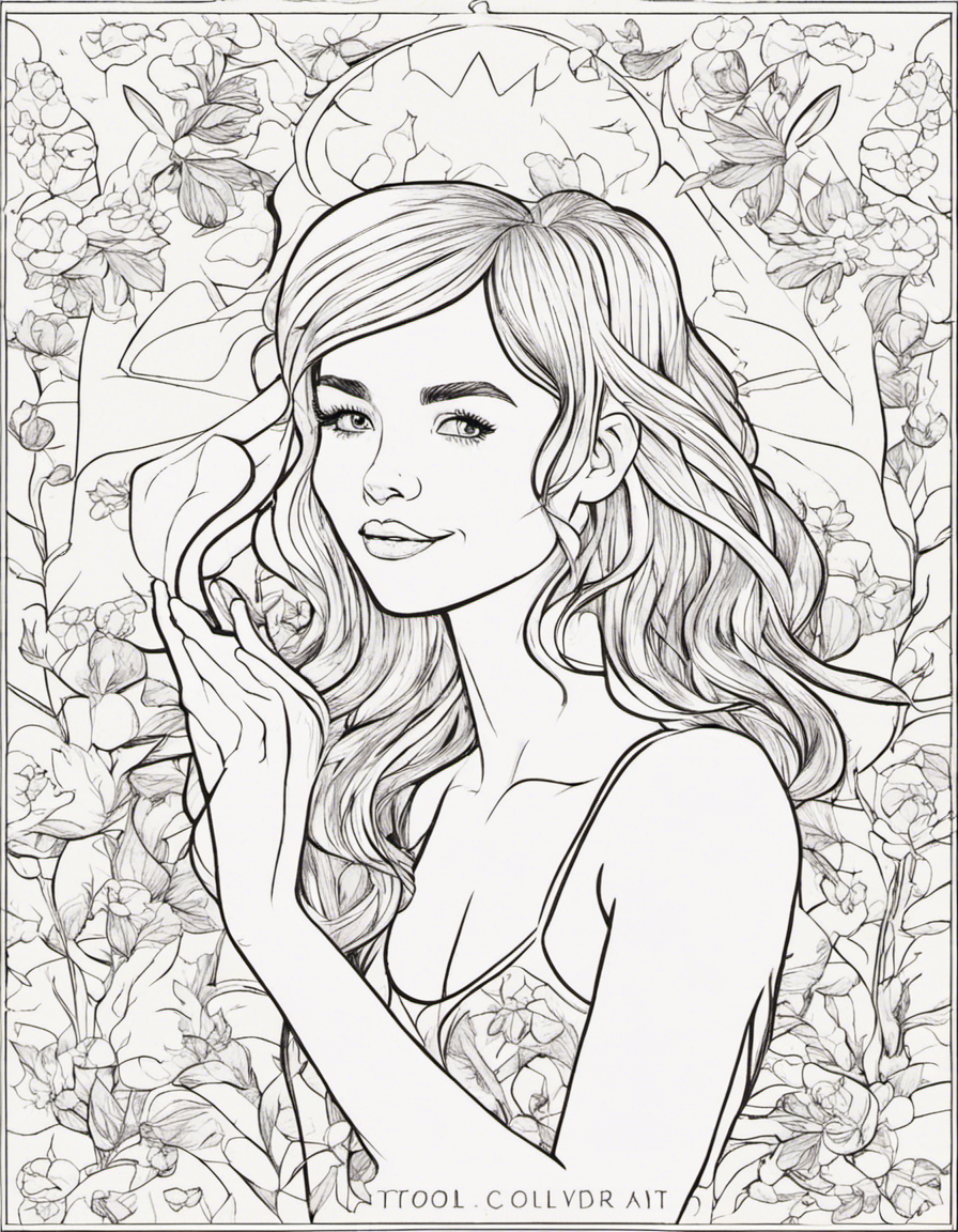 tooth fairy coloring page