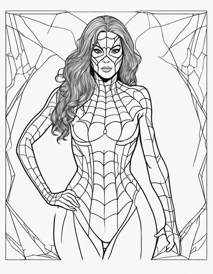 spider coloring pages