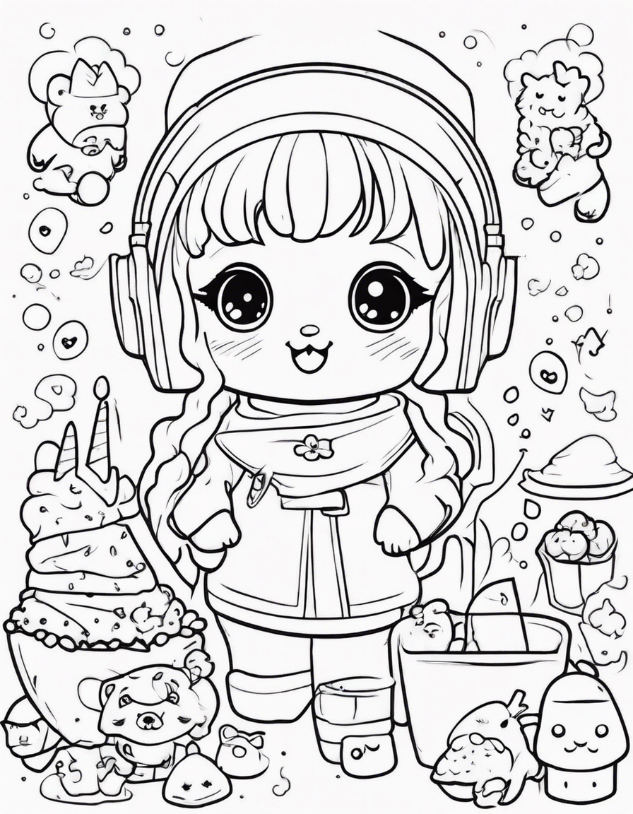 kawaii coloring pages