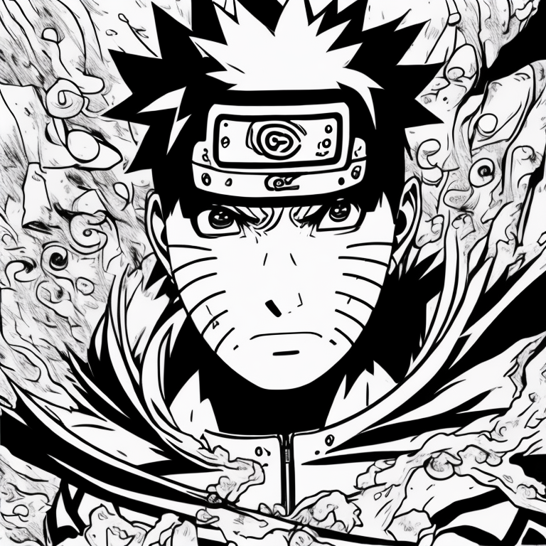 naruto coloring pages