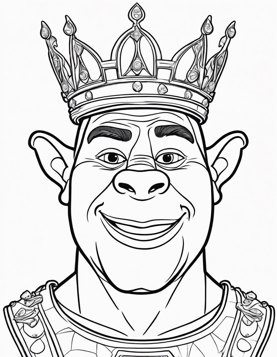 shrek coloring pages