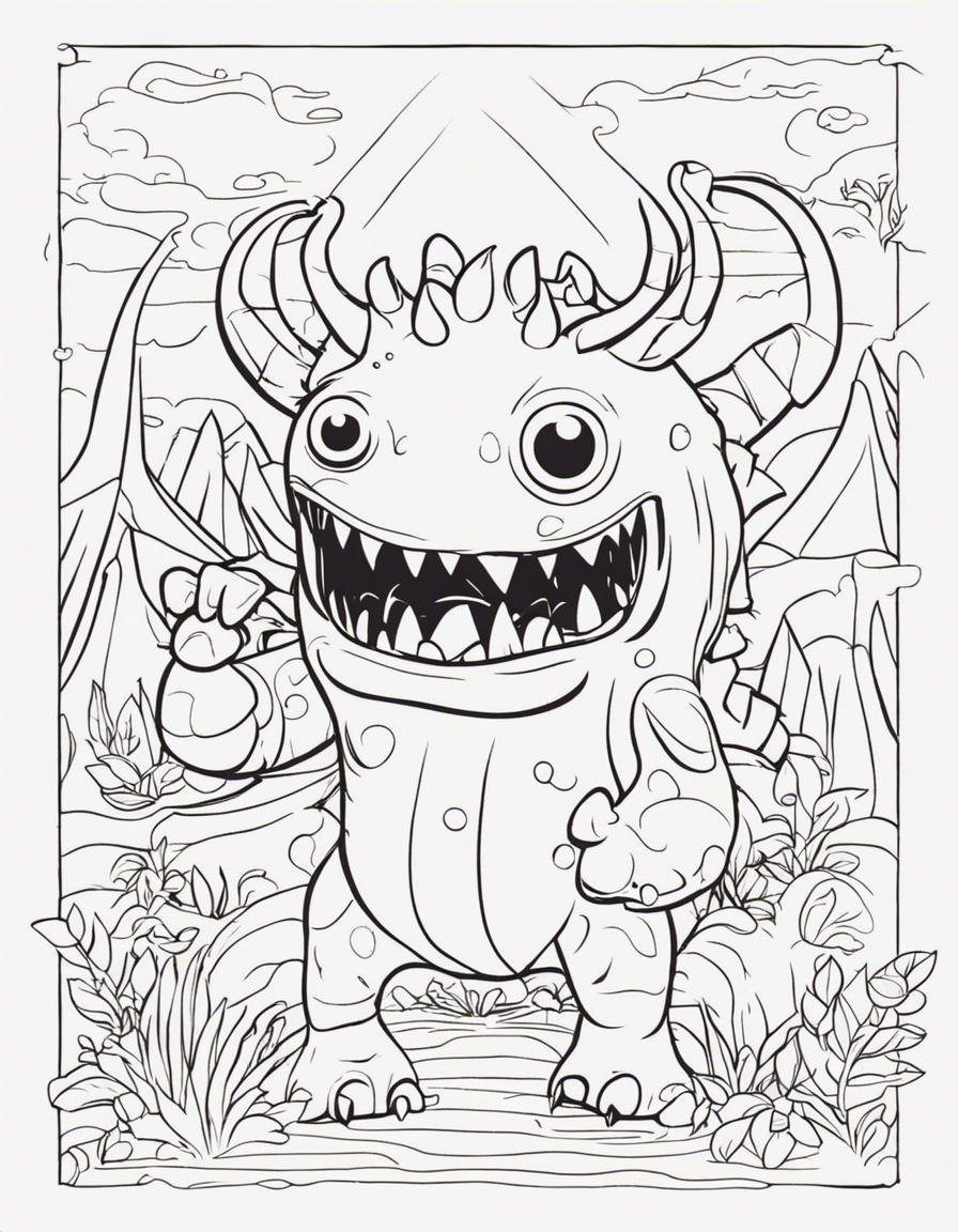 monster coloring pages