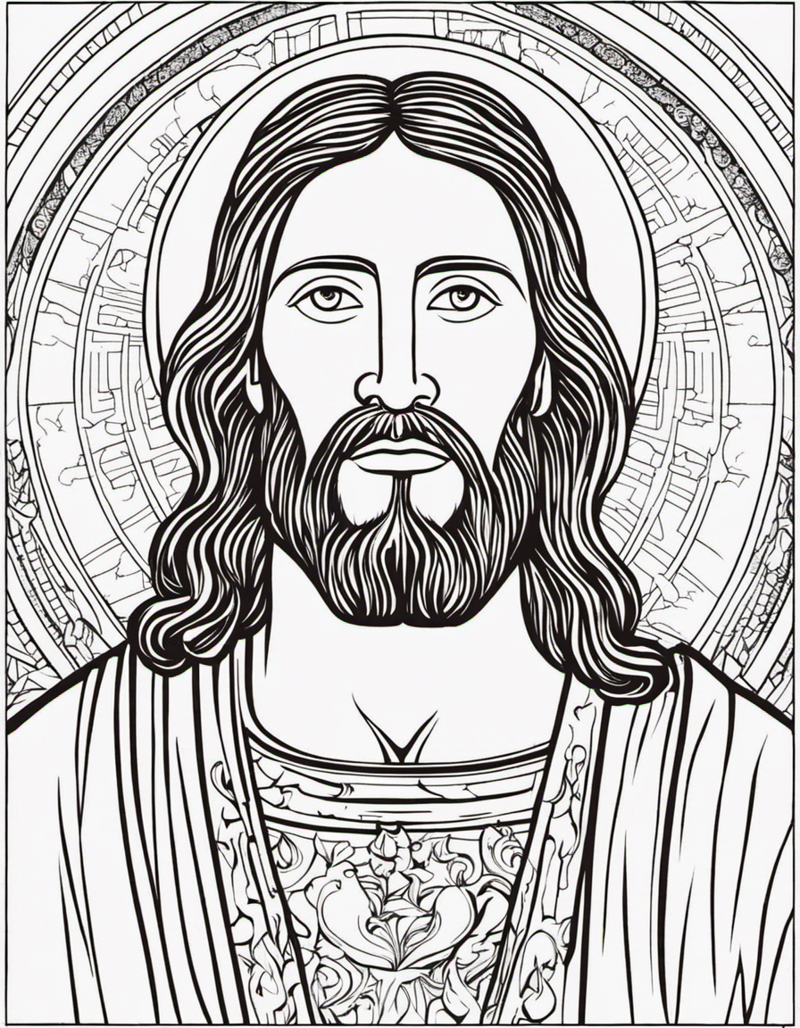 jesus coloring pages