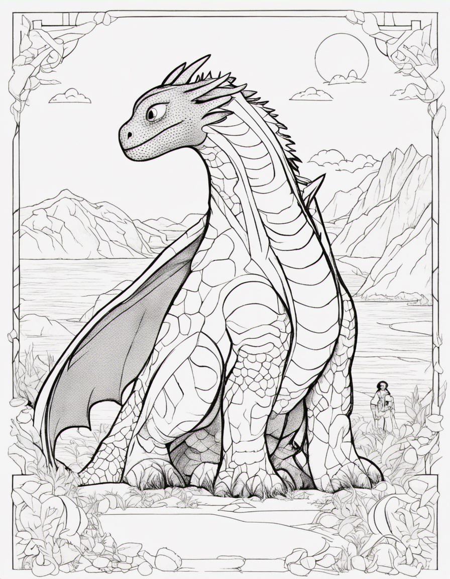 how to train your dragon coloring pages