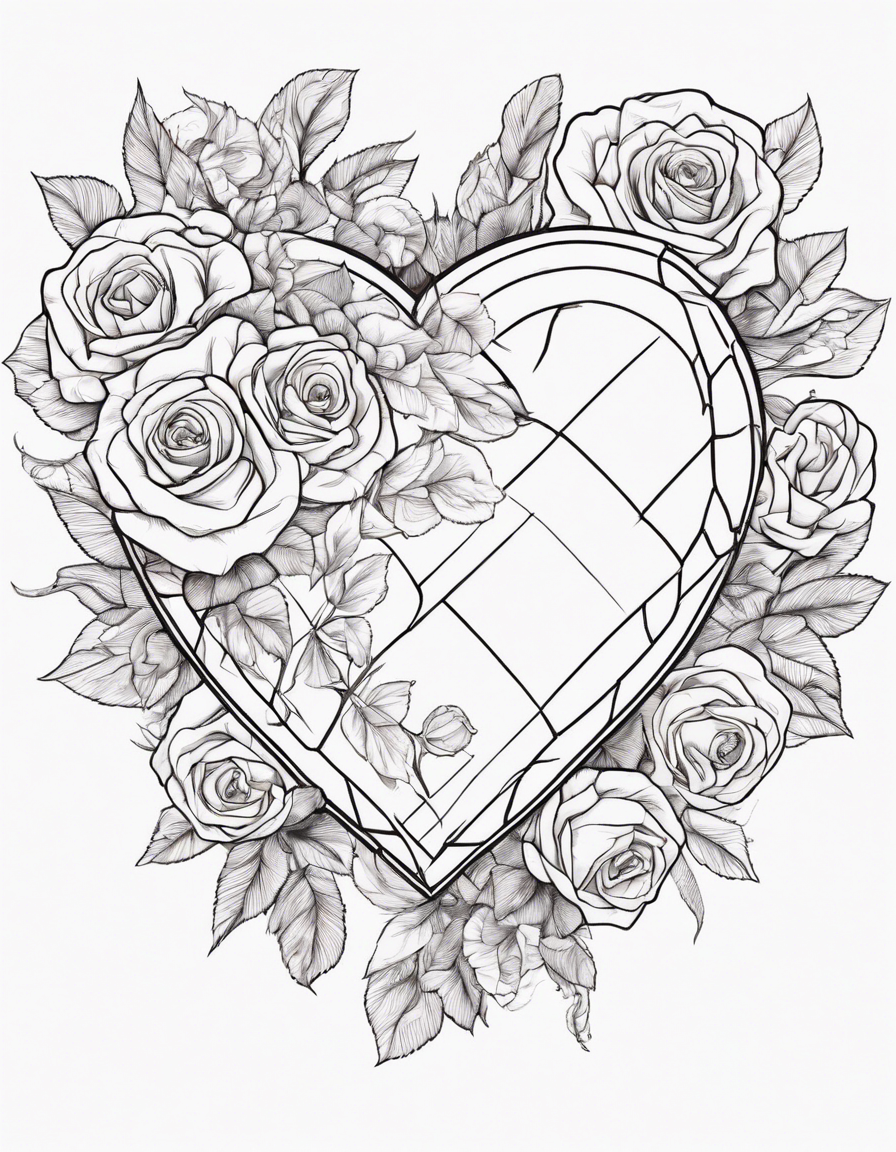 heart coloring pages