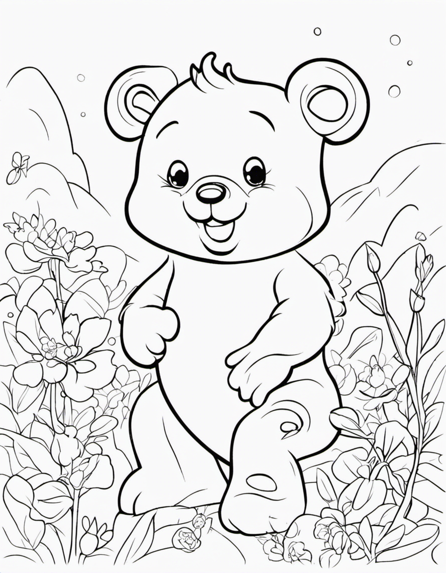 care bear coloring pages