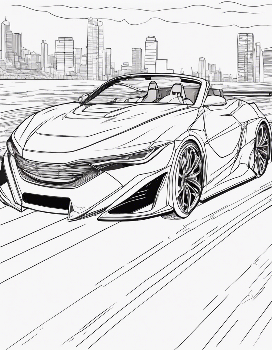 car  coloring page