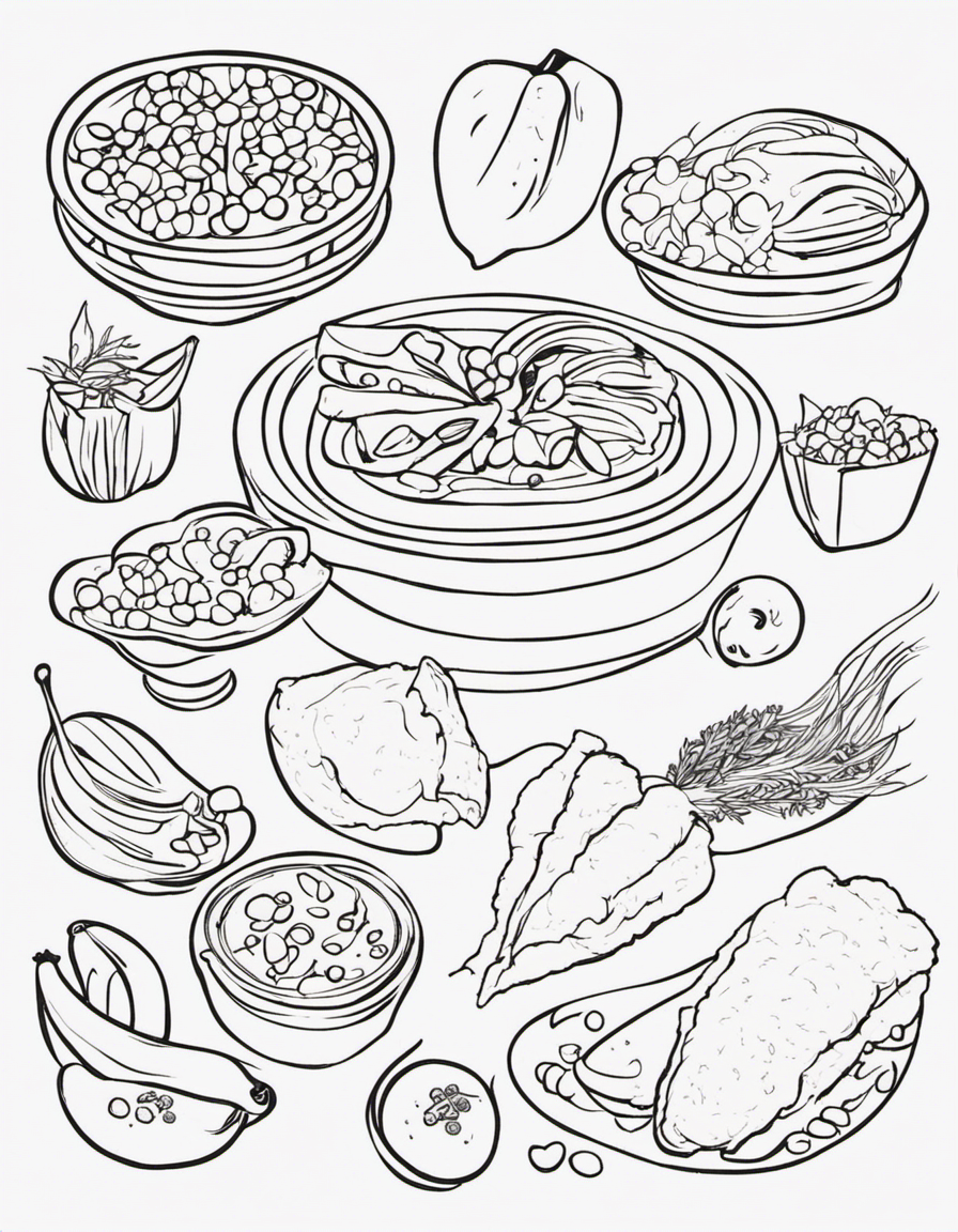 food coloring pages