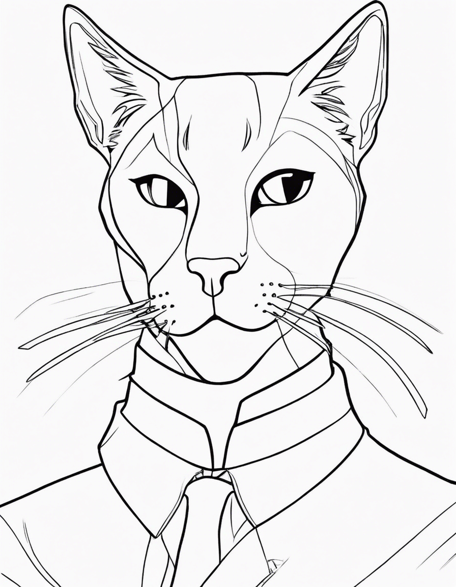 cat coloring pages