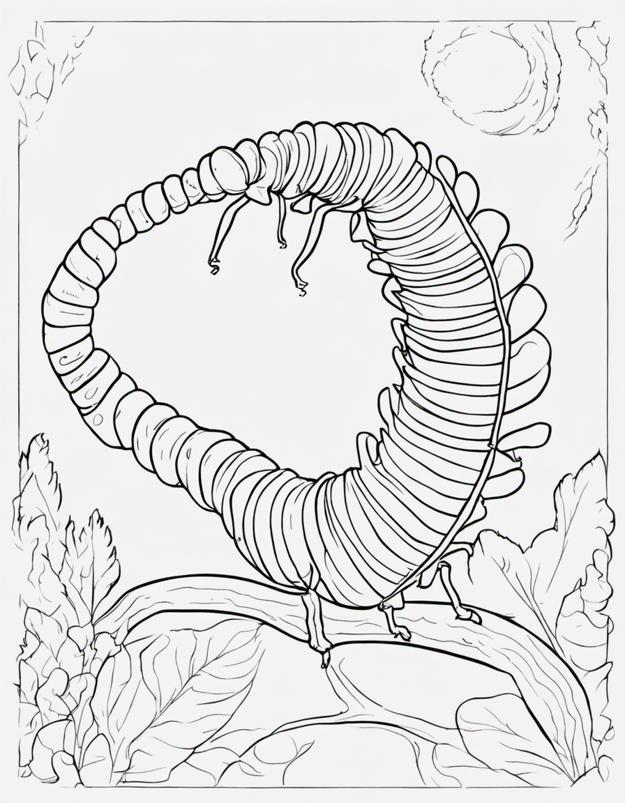 caterpillar coloring pages