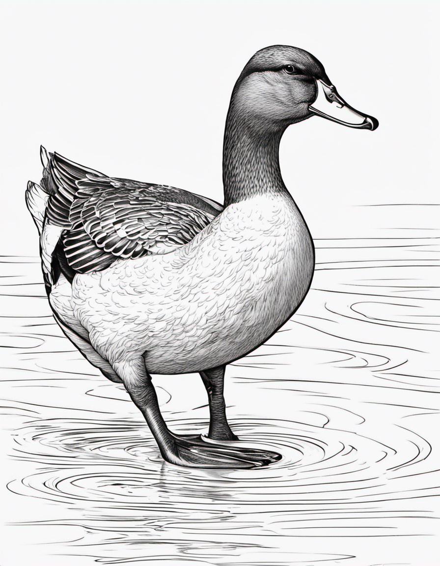 realistic duck