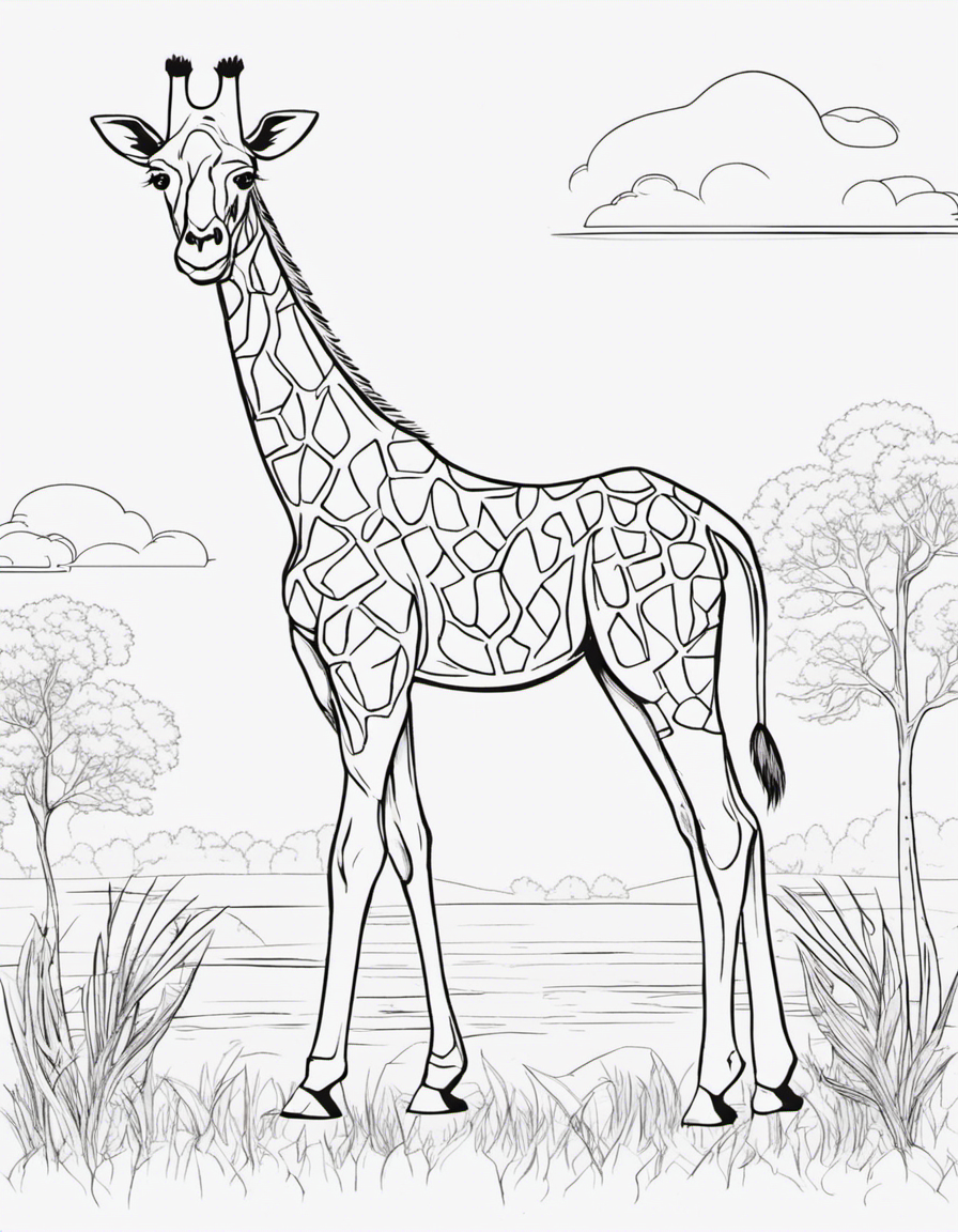 cartoon giraffe