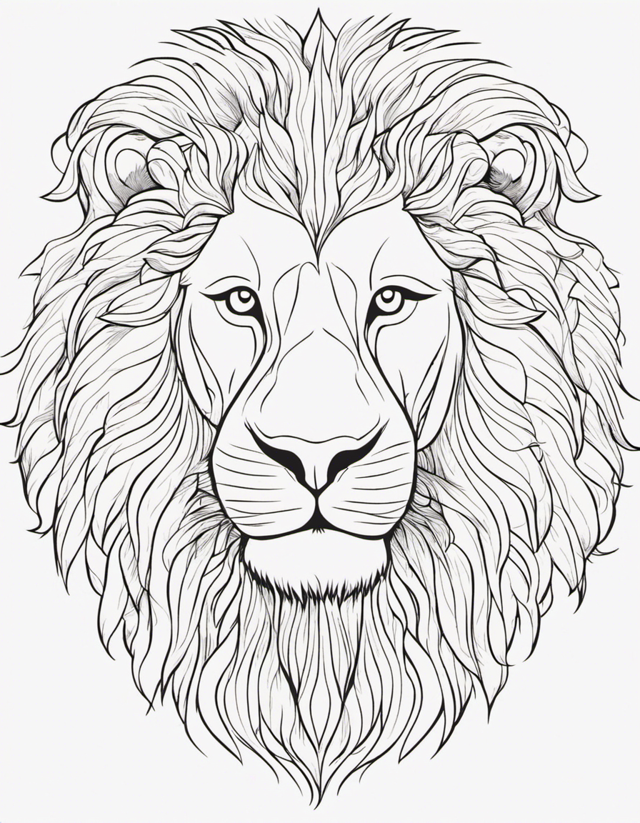 lion coloring pages