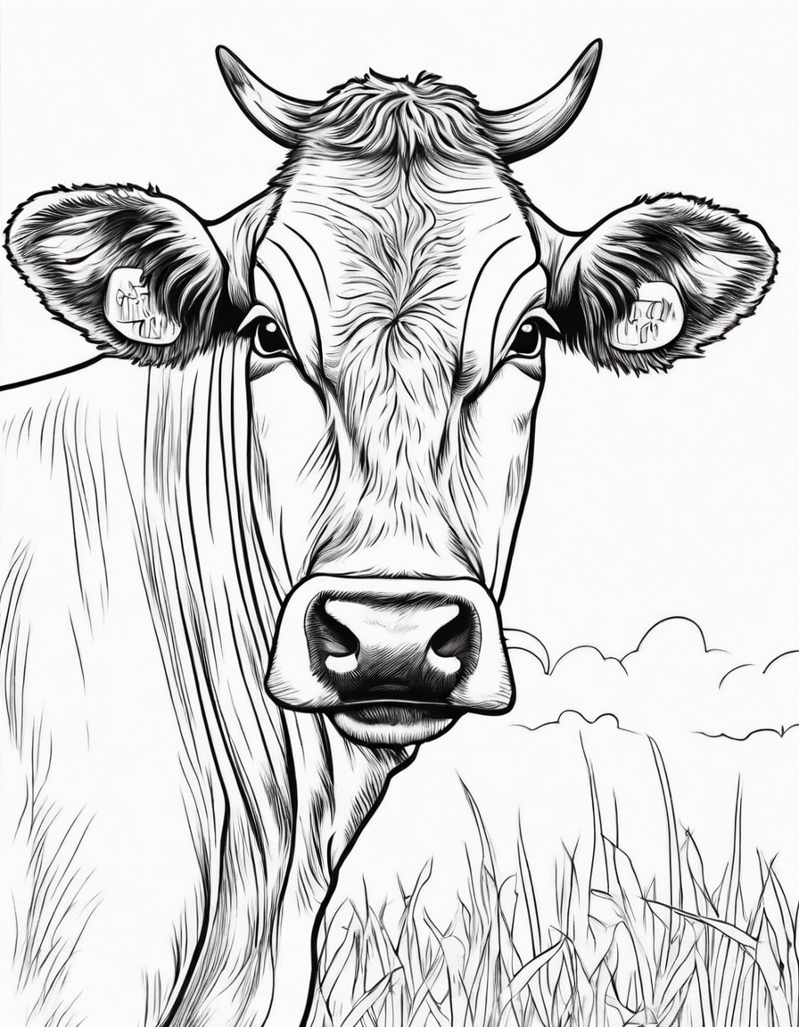 cow coloring pages