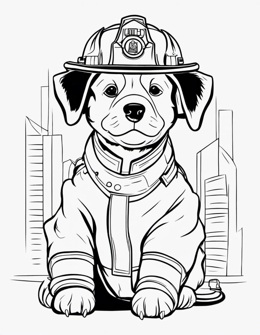 puppy coloring pages