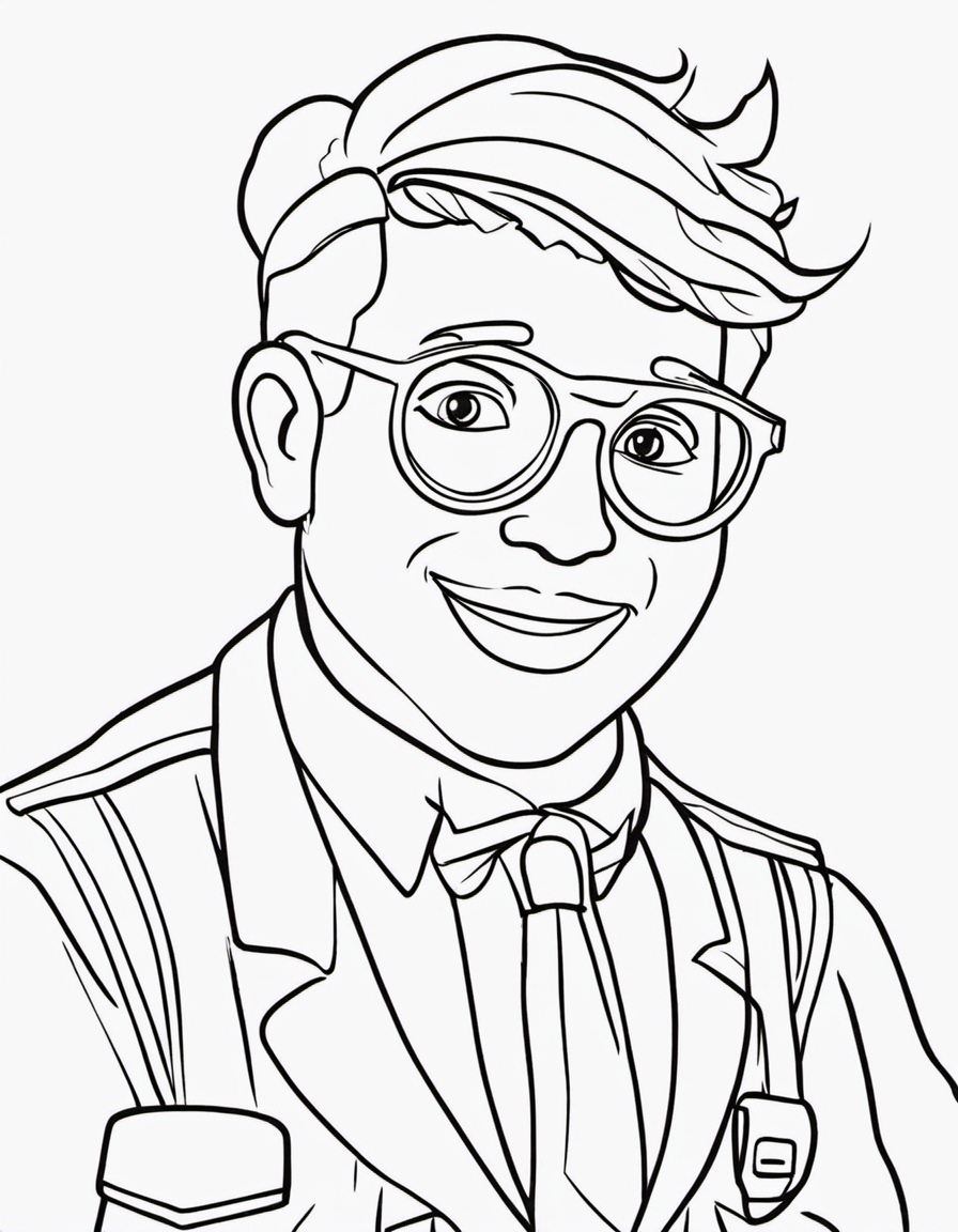 blippi coloring pages