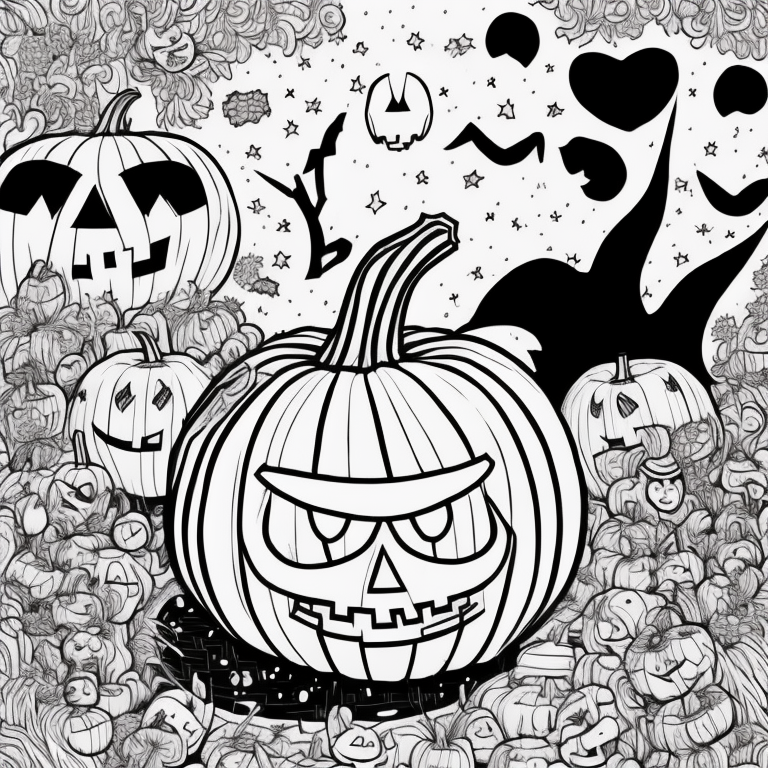halloween  coloring page