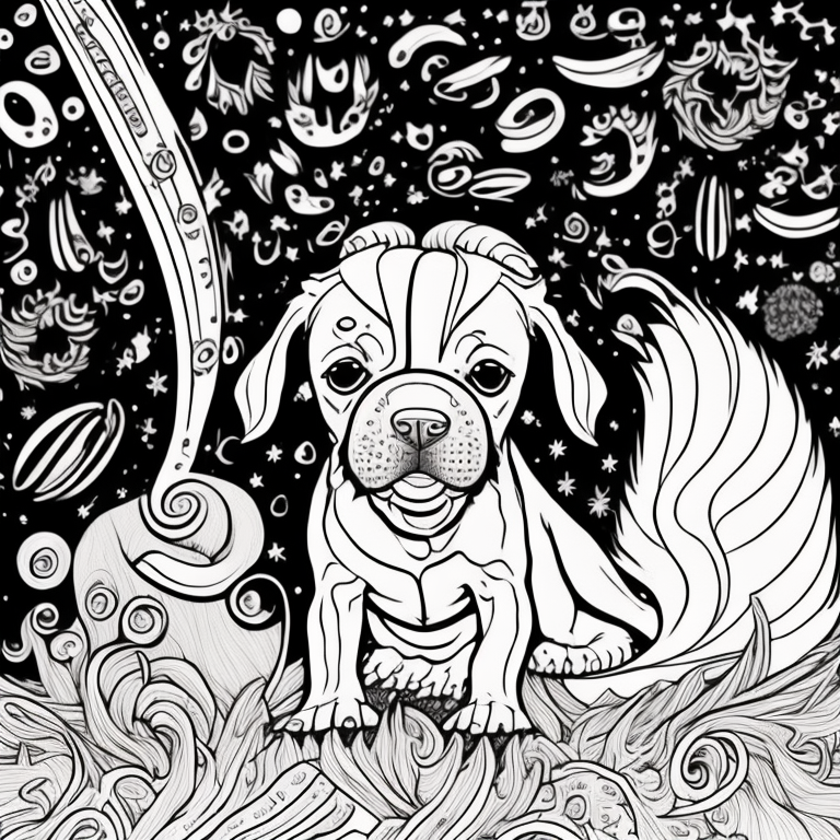 dog coloring pages