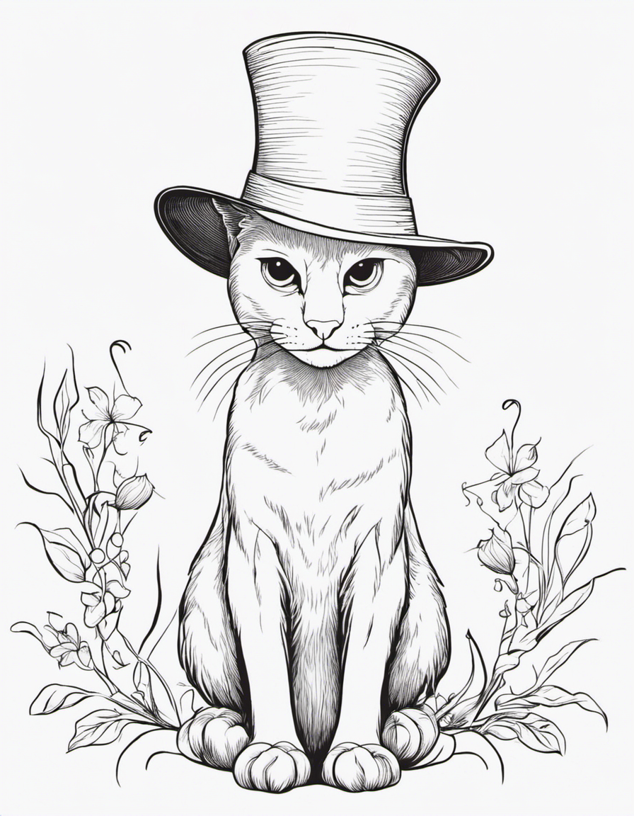 cat coloring pages