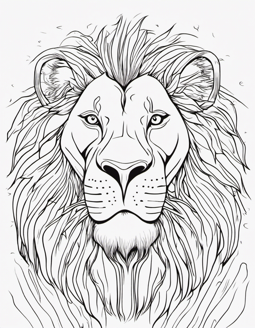 lion coloring pages