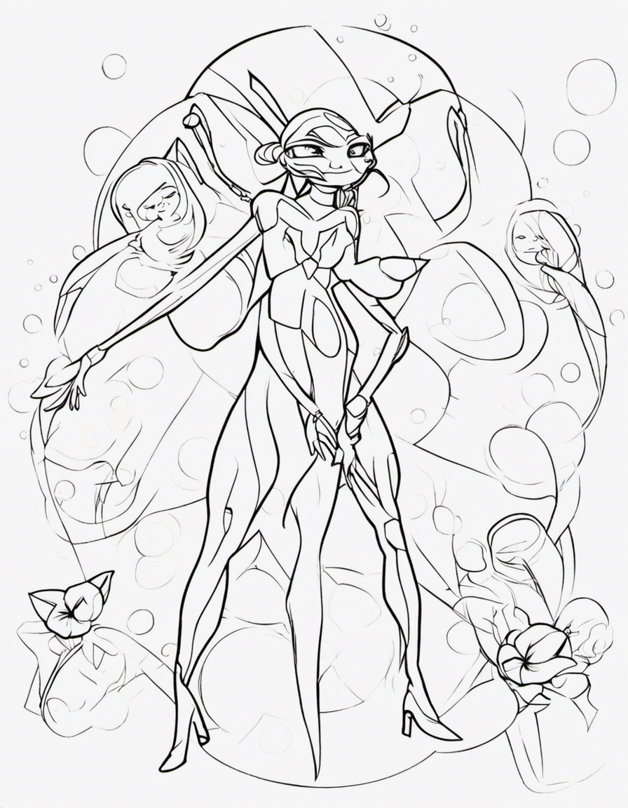 miraculous ladybug for children coloring page