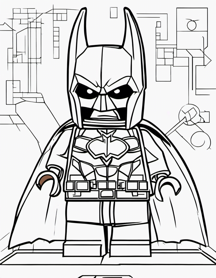 lego batman coloring page