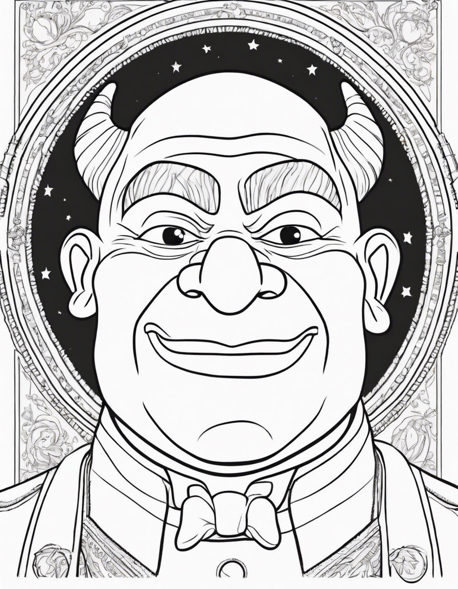 shrek coloring pages