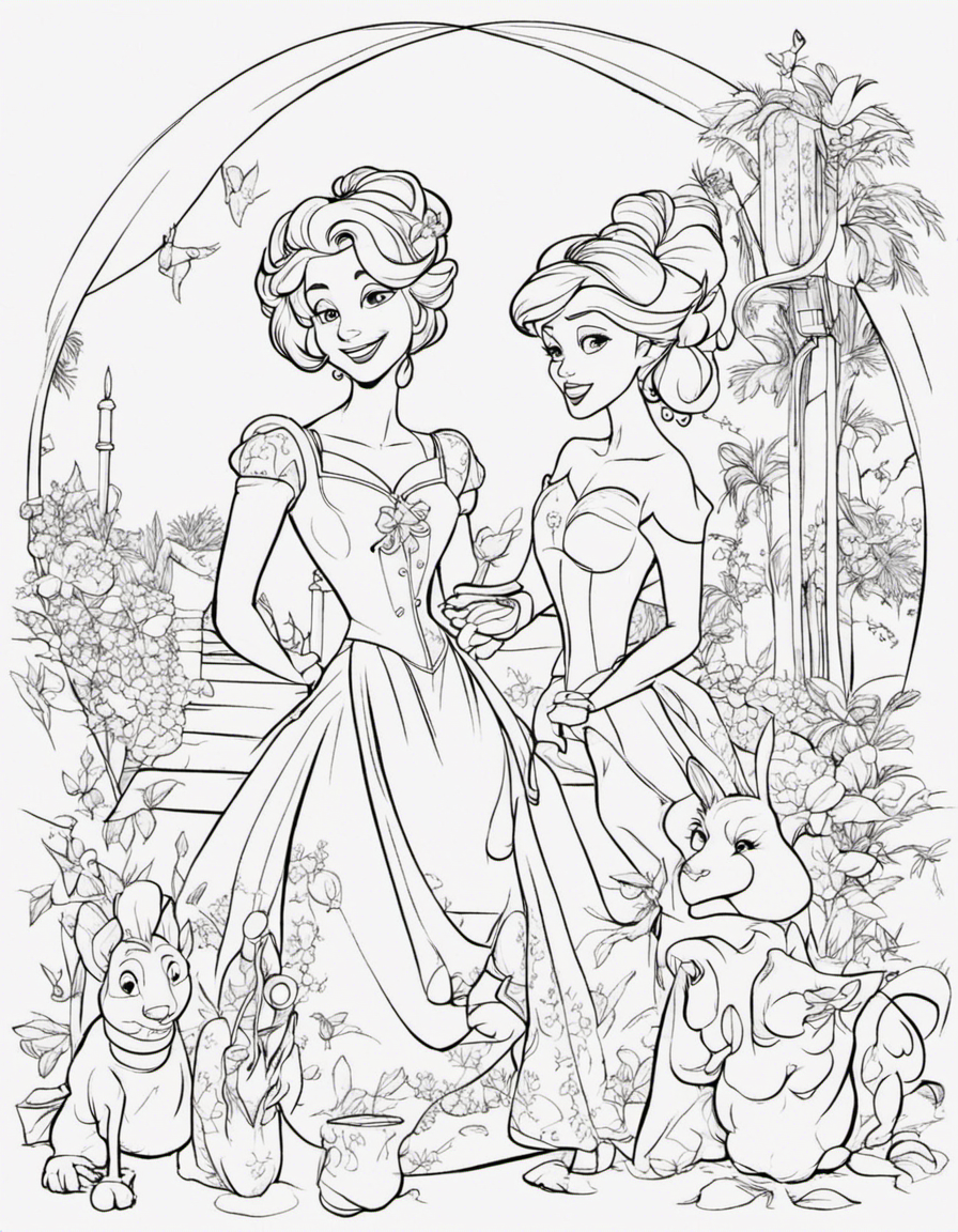 disney coloring pages adults