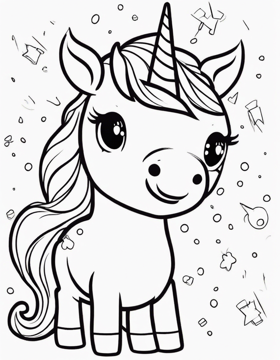 unicorn coloring pages