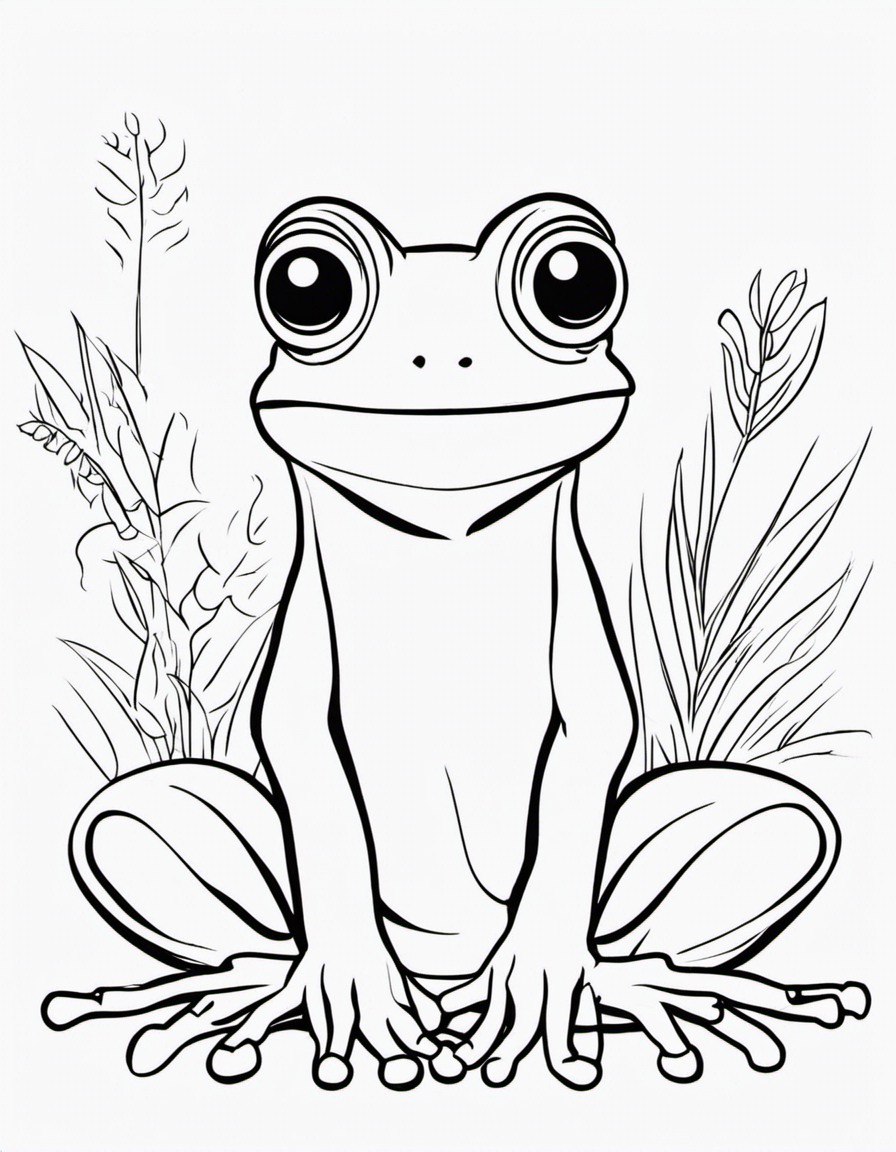 cartoon frog