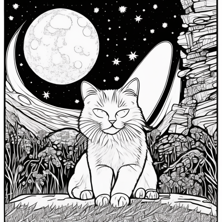 cat coloring pages