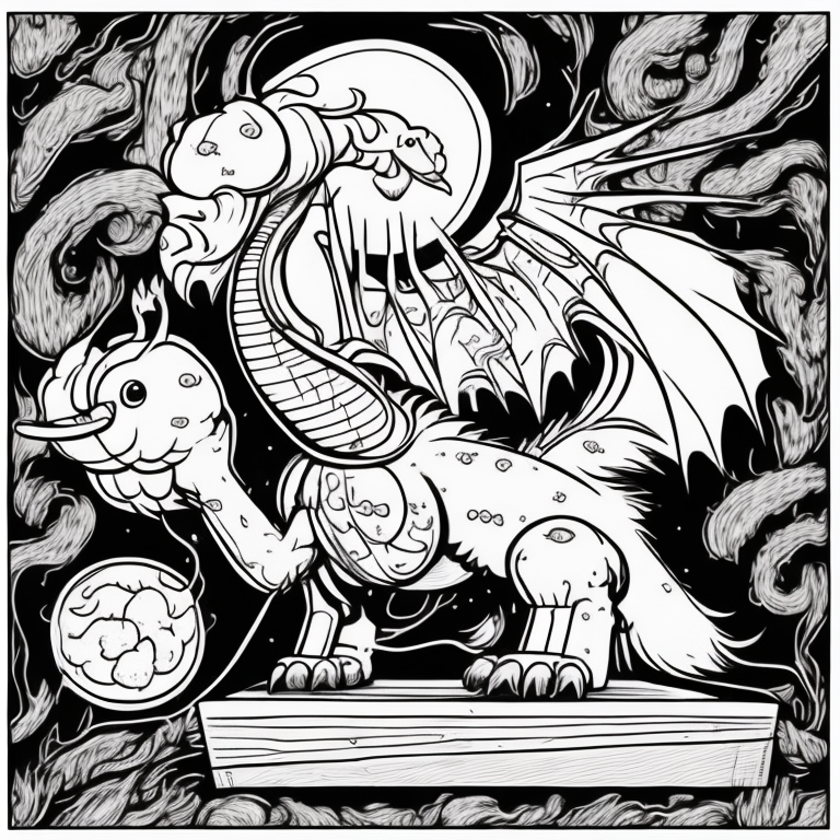 dragon coloring pages